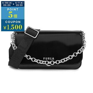 Furla Splendida Shoulder Bag Black Brown